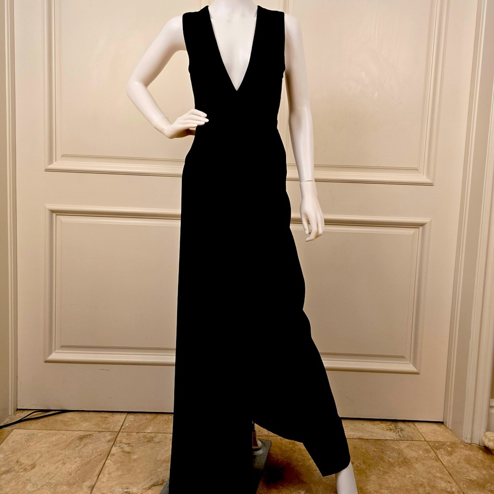 A black Camilla & Mark evening gown size 2